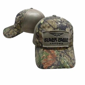 Black Eagle Snapback Hat Mossy Oak Camo Mesh