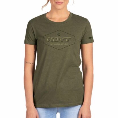 Hoyt T-Shirt Ladies Sage Crest