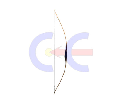 Bear Archery Longbow Montana Flame Bamboo/ Clear Glass - Bilde 2