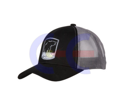 Bear Archery Hat Bear Shield Logo Silver