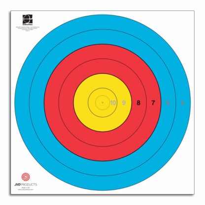 JVD Products Target Face Fita Waterproof 80 cm Centre 6-Ring