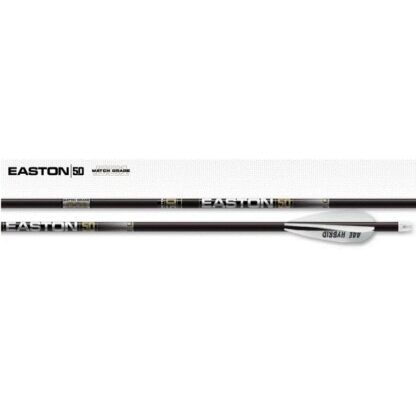 Easton Arrow Carbon Hunting 5.0 Match Grade 3" Hybrid 26 Vanes with Collar 6pk