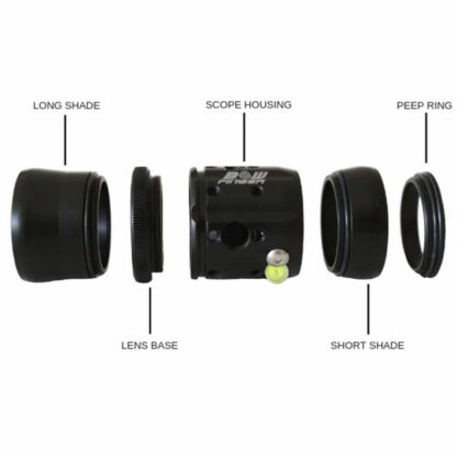 Bowfinger Archery Scope Kit 20/20 Scope 35mm - Bilde 2
