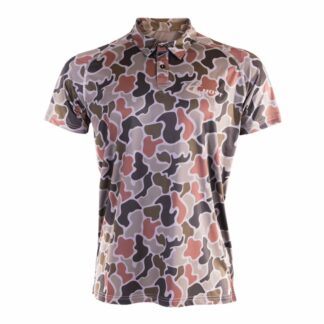 Hoyt Polo Shirt Brown Duck Camo